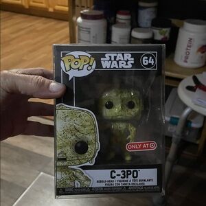 Funko POP  Star Wars C-3PO #64 bubble head Gold Exclusive